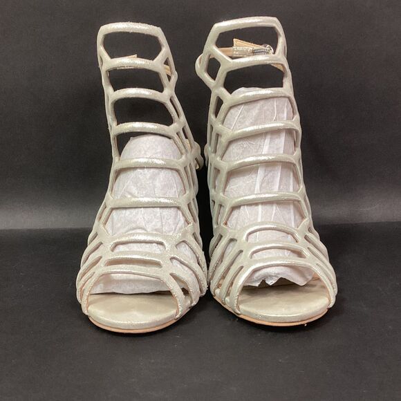 Vince Camuto VC-Paxton Women's 6.5(M) Earl Grey Powered Glitz Stiletto Heels - Picture 2 of 11